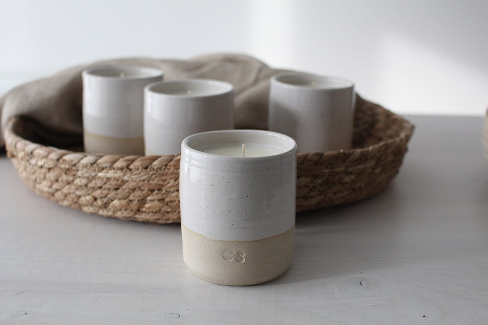 Little Luxe Pot Candle styled.