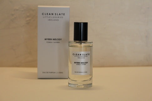 Myrrh Melody Eau De Parfum 50ML bottle with box.