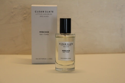 Petrichor Eau De Parfum 50ML bottle with box.