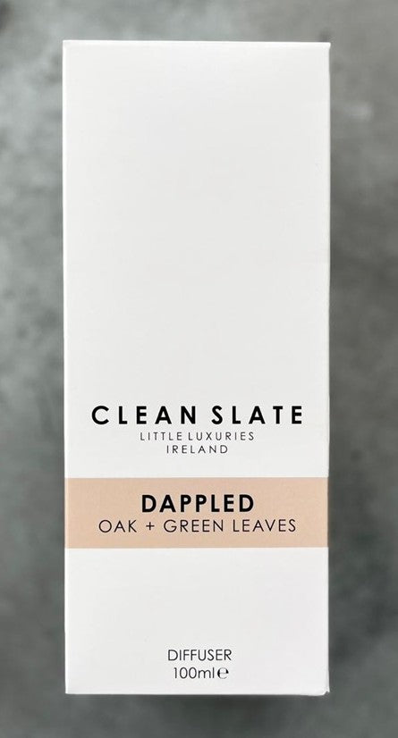 Dappled Oak + Green Leaves Diffuser box.
