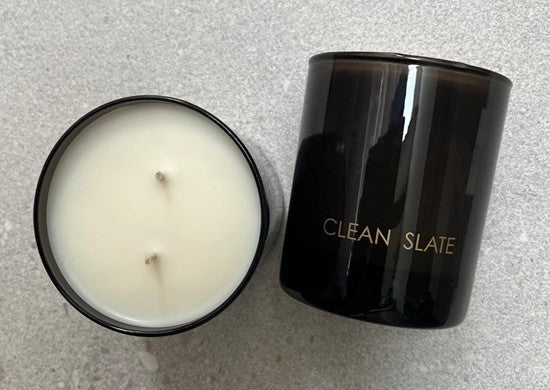 Dappled Oak + Green Leaves Moody Candle.
