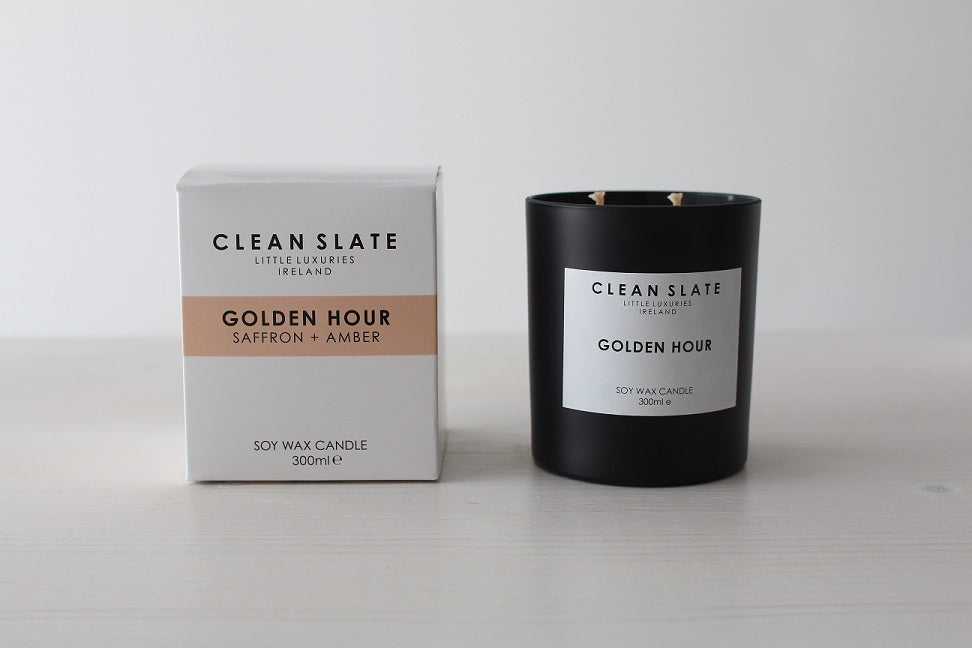 Golden Hour Noir Candle